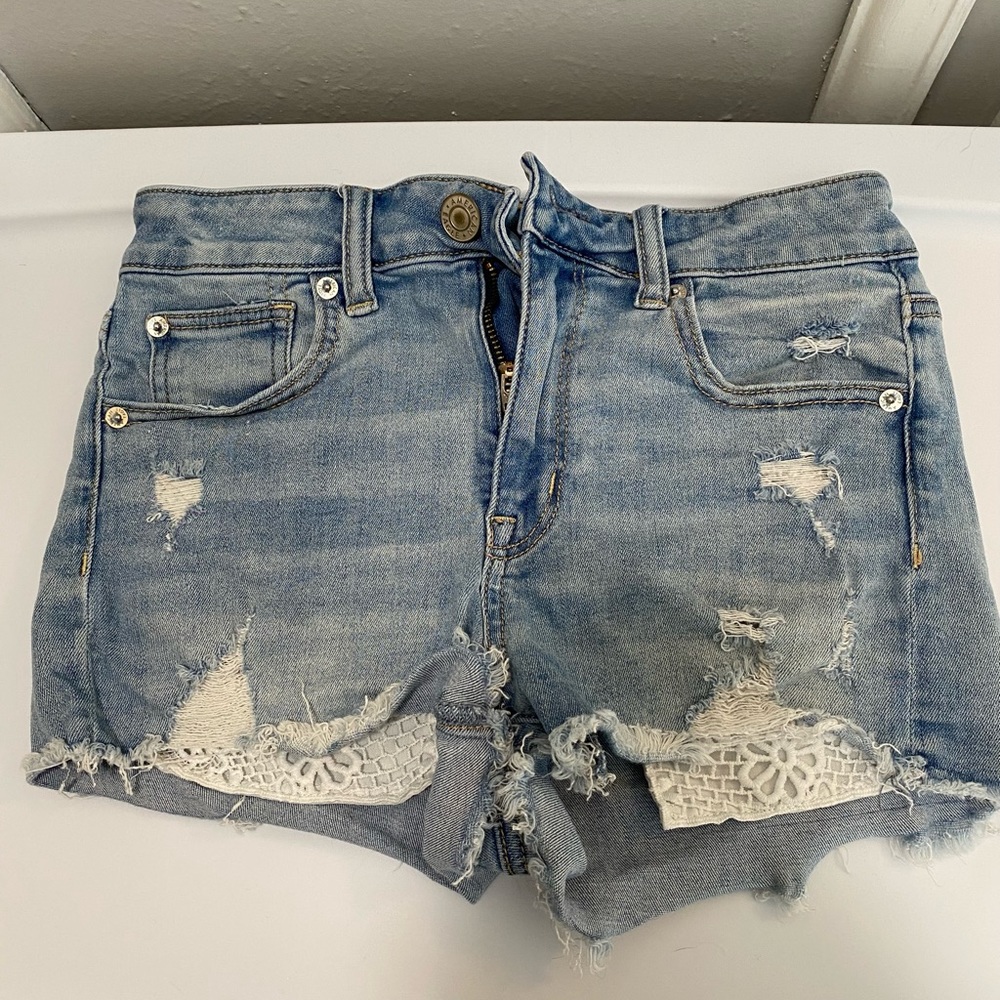 American eagle jean shorts